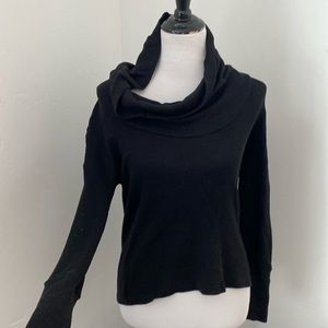 Splendid cowl neck waffle shirt